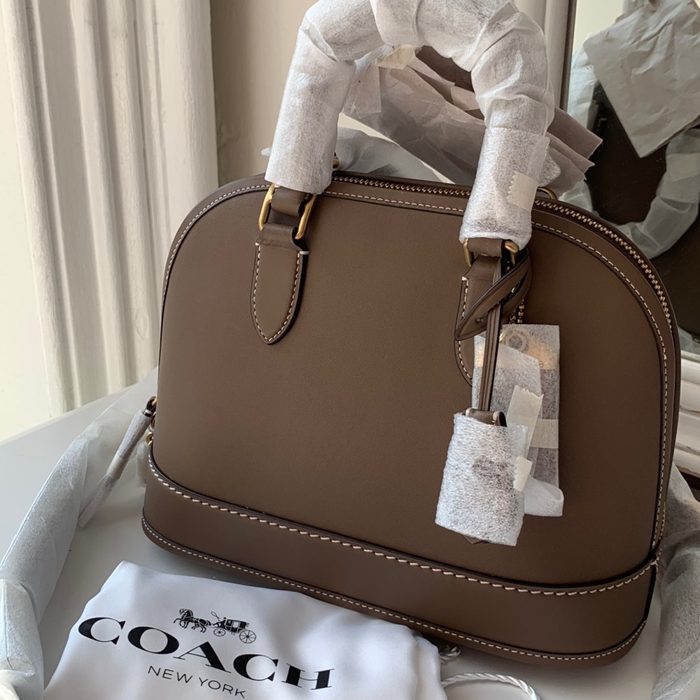 Coach Revel handbag - dark stone NWT.